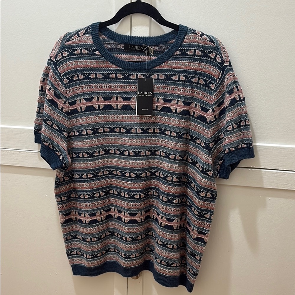 Lauren Ralph Lauren Patterned Knit Sweater